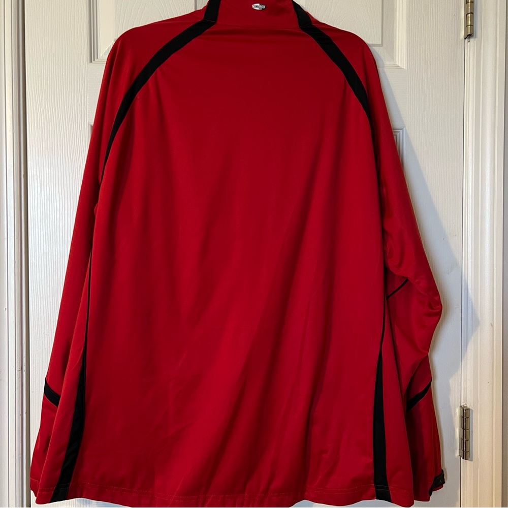 Adidas Red Clima Proof Wind Jacket - image 2